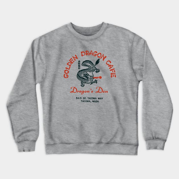 Golden Dragon Cafe Crewneck Sweatshirt by DCMiller01
